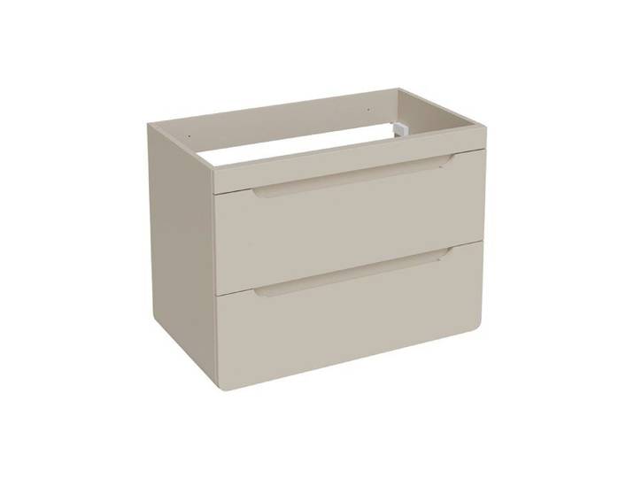 Meuble sous vasque suspendu coloris beige – 80 cm – ARUBA