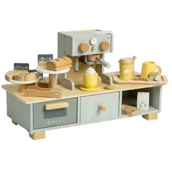 Bigjigs Holz-Kaffeeecken-Spielset, 32-teilig.