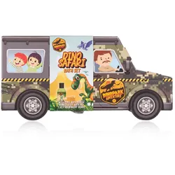 accentra Badeset DINOPARK ADVENTURE in wiederverwendbarer Geschenkbox in SUV-Form