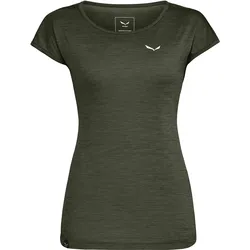 Salewa, Damen, Funktionsshirt, Puez Melange Tee T-Shirt (42), Grün
