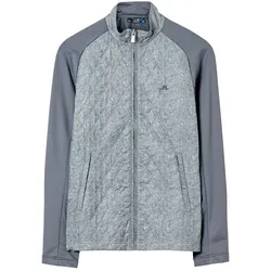 Lindeberg Robert Hybrid Cardigan Herrengolfjacke Grau - M / grau
