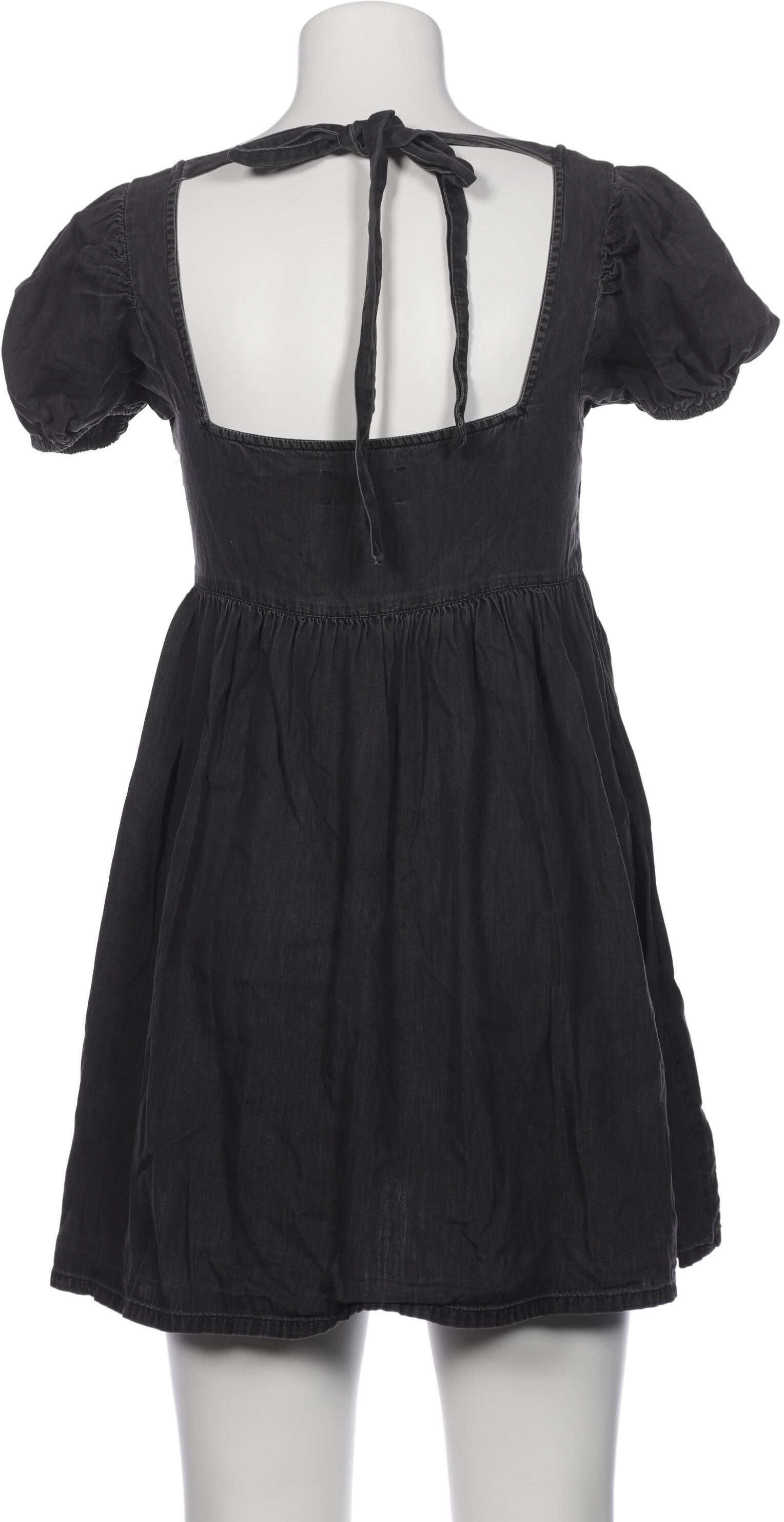 asos Damen Kleid, Grau, Gr. EU 38, Baumwolle - Second Hand
