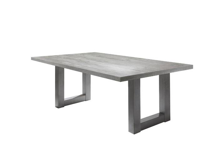 Table Leeton II 200 x 100cm Gris/Imitation béton
