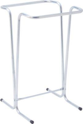 Müllsackträger Mottez, für Müllsäcke mit Volumen 100/110 l, stationär, B 450 x T 460 x H 750 mm, Stahlrohr verzinkt, verzinkt
