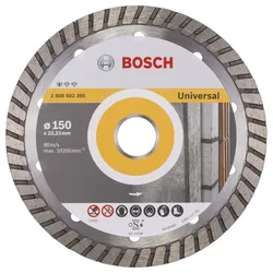 Bosch Diamanttrennscheibe Standard for Universal Turbo 150x22,23x2,5x10 mm 2608602395
