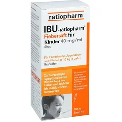 IBU-ratiopharm Fiebersaft für Kinder 40 mg/ml