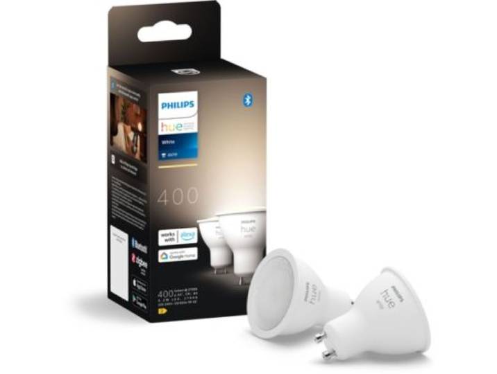Philips Hue - Ampoule Led Connectée Gu10 White Pack De 2