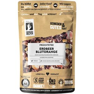 Bremer-Gewürzhandel Tee Erdbeer Blutorange, Früchtetee, loser Tee, 100 g