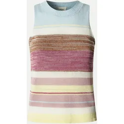 Stricktop ANYA Gestreift Mehrfarbig S