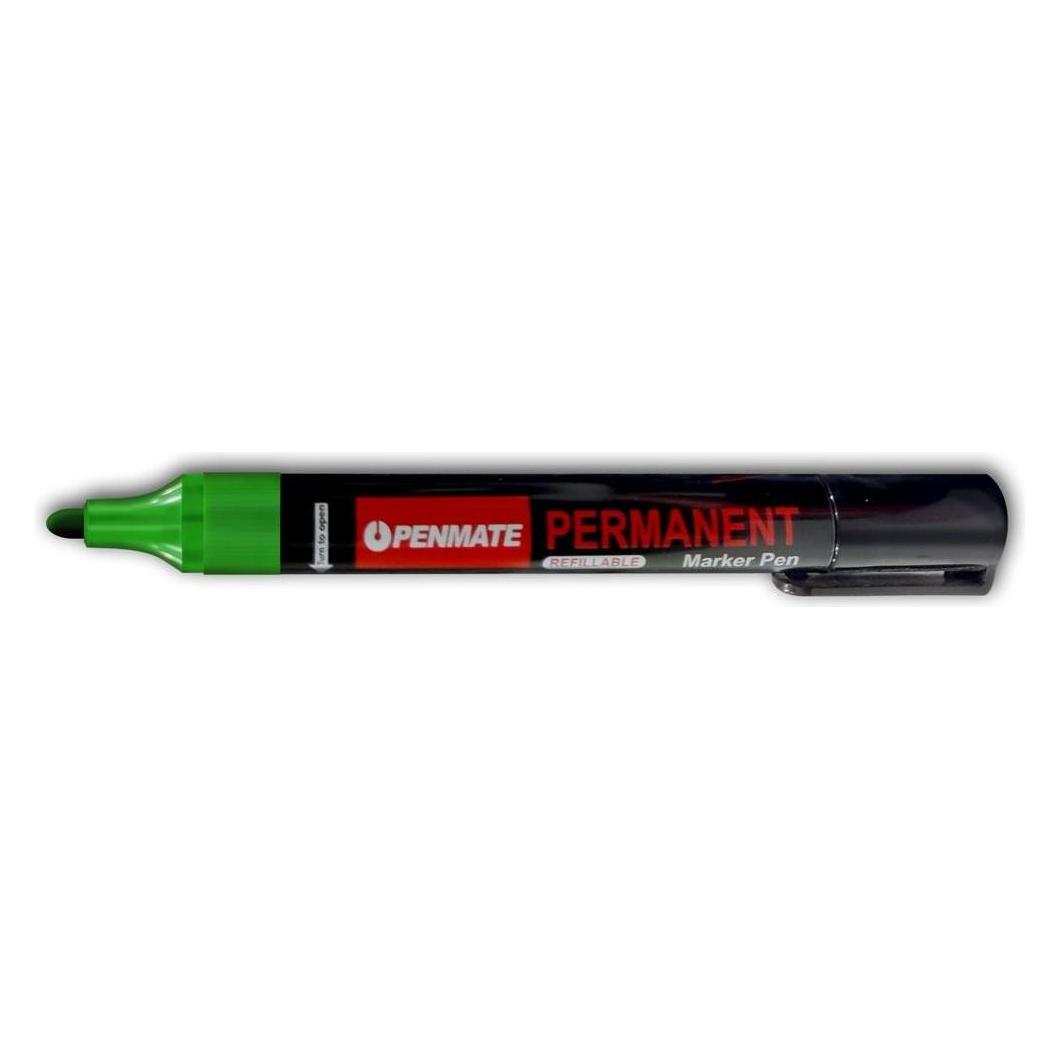 Teka Runder grüner Permanentmarker (12 Stück) PENMATE (12x) (47997409)