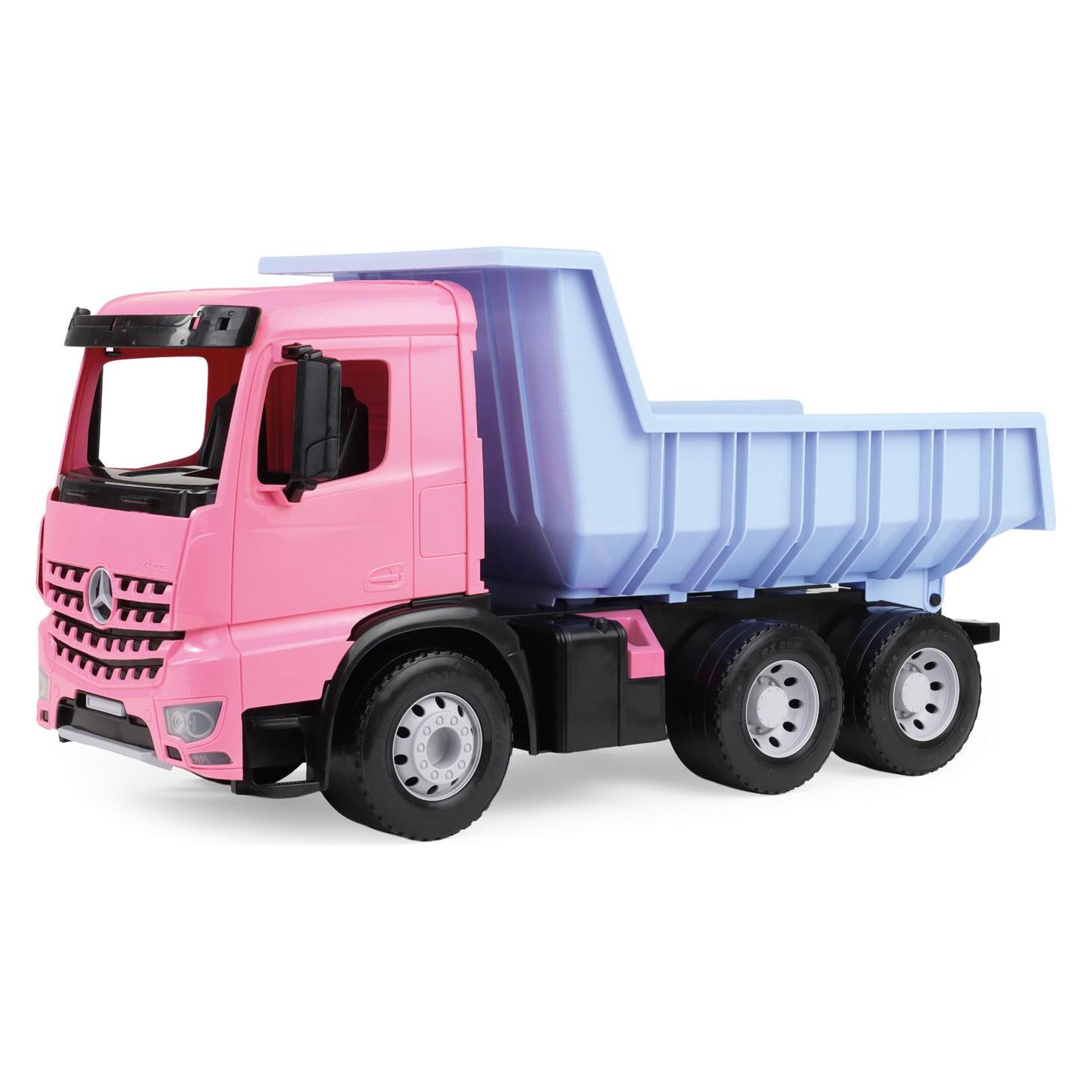 Lena GIGA TRUCKS Muldenkipper Arocs, rosa, Schaukarton (02150)