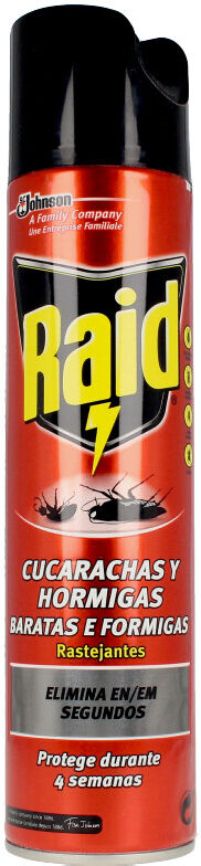 Raid Spray insecticide à action immédiate Crawler 400 ml
