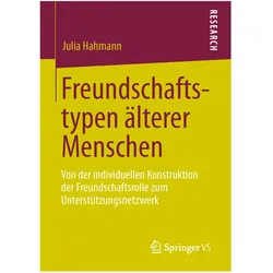 Freundschaftstypen älterer Menschen, Fachbücher von Julia Hahmann