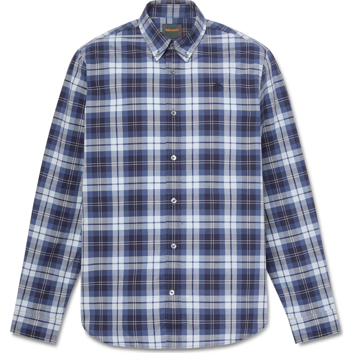 Timberland Mens Poplin Check Shirt (regular) oceana yd XL TBC0YH8CEYP1-XL