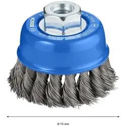 BOSCH Drahtbürste für Bohrmaschinen »PRO Metal« blau