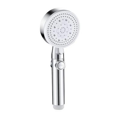 5-Modus-Duschkopf mit Handbrause, Anti-Tropf-Düse, Hochdruck-Wasserspar-Handbrause mit hohem Durchfluss und Ein-/Aus-Pause-Schalter, Duschbadzubehör