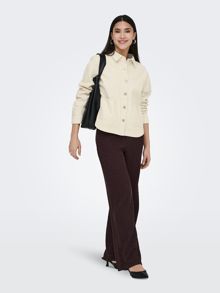 ONLY Marlenehose in Braun - L