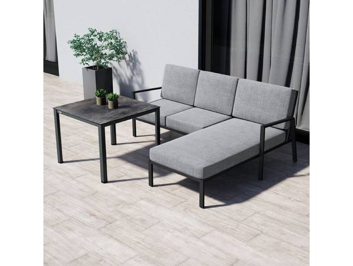 Kettler Zenith Dininglounge Tisch 95x95cm Aluminium/Olefin