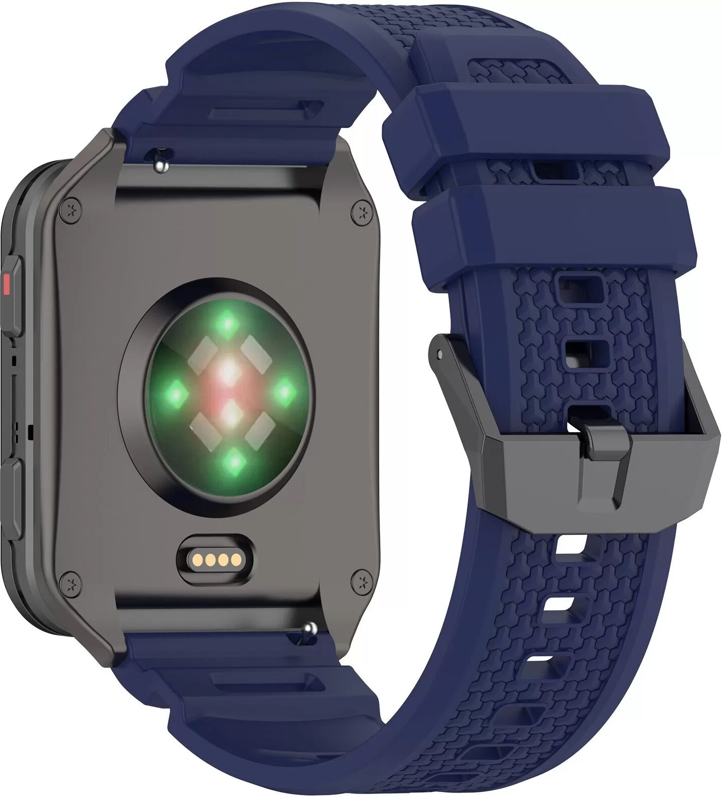 INF Silikonarmband kompatibel mit Garmin Venu X1 – Sportlich, atmungsaktiv und komfortabel Blau