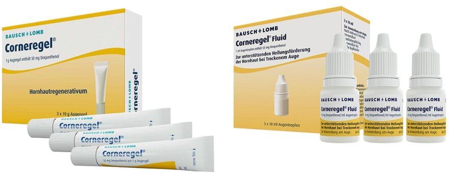 Corneregel Augengel + Fluid Augentropfen 1Set
