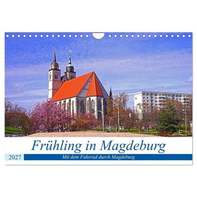 Frühling in Magdeburg (Wandkalender 2027 DIN A4 quer), CALVENDO Monatskalender