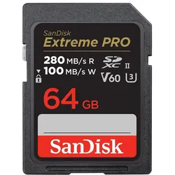 SanDisk Extreme PRO SDXC UHS-II Speicherkarte 64GB
