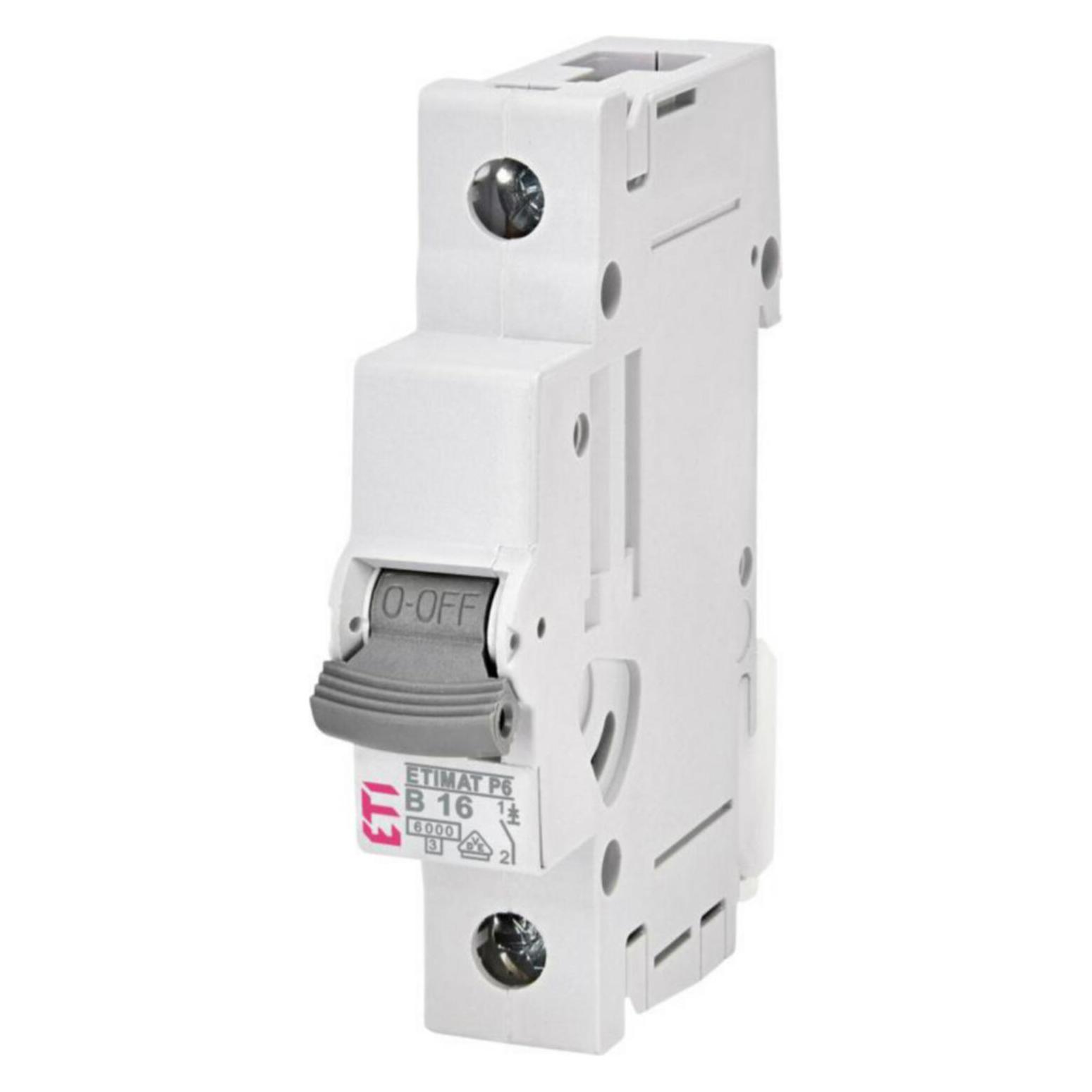 Eti Leitungsschutz-Schalter P6 1p B16 (001900010-ETI-)