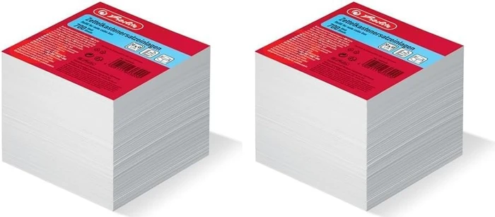 HERLITZ Nachfüllblock - 9 cm x 9 cm - 700 Blätter - weiß