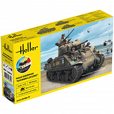 Heller - STARTER KIT M4A2 Sherman Division Leclerc - 1:72 - 159 Teile 305652