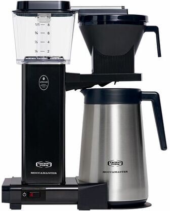 Moccamaster Kbgt Filterkaffeemaschine Schwarz Mit 1,25 L Isolierkanne - - MaxiCoffee