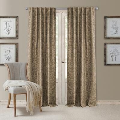Threadmade Antonia Blackout Rod Pocket/Back Tab Curtain Panel
