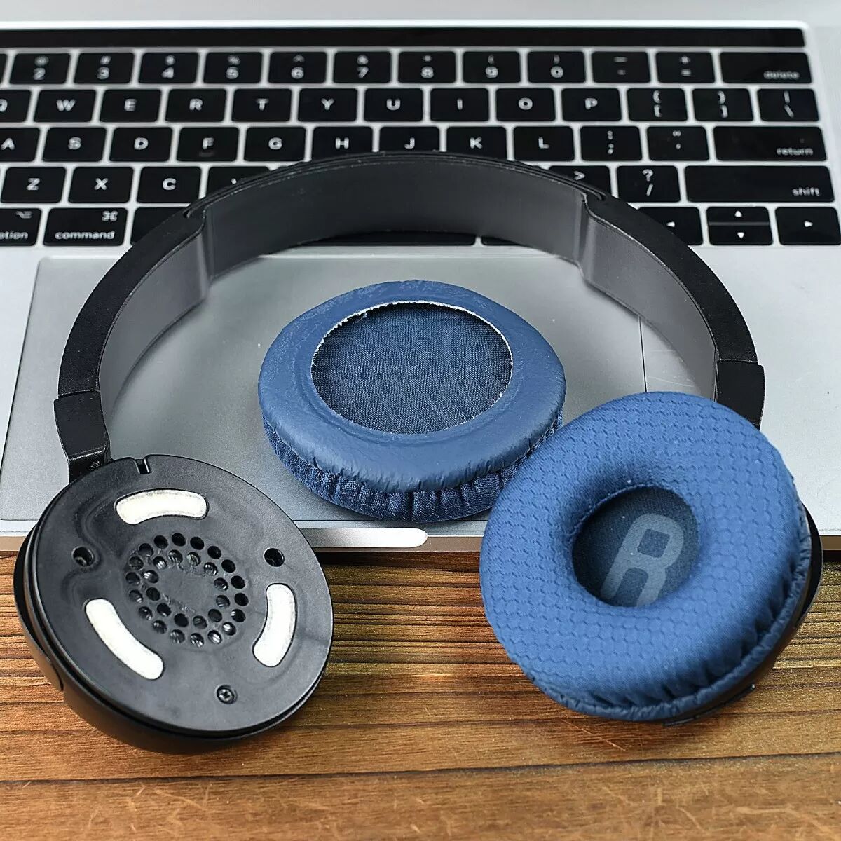 INF Ersatz-Ohrpolster und Kopfband-Set kompatibel mit JBL Tune 600/660/670 Serie Blau