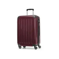 Alex - Koffer Hartschale Burgund glänzend, TSA, 65 cm, 74 Liter