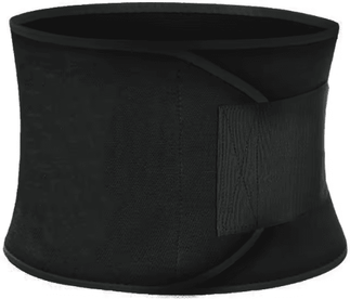 Inspire Curations CoreHeat Sauna Sweat Waist Trimmer Belt For Fat Burning & Training Support black