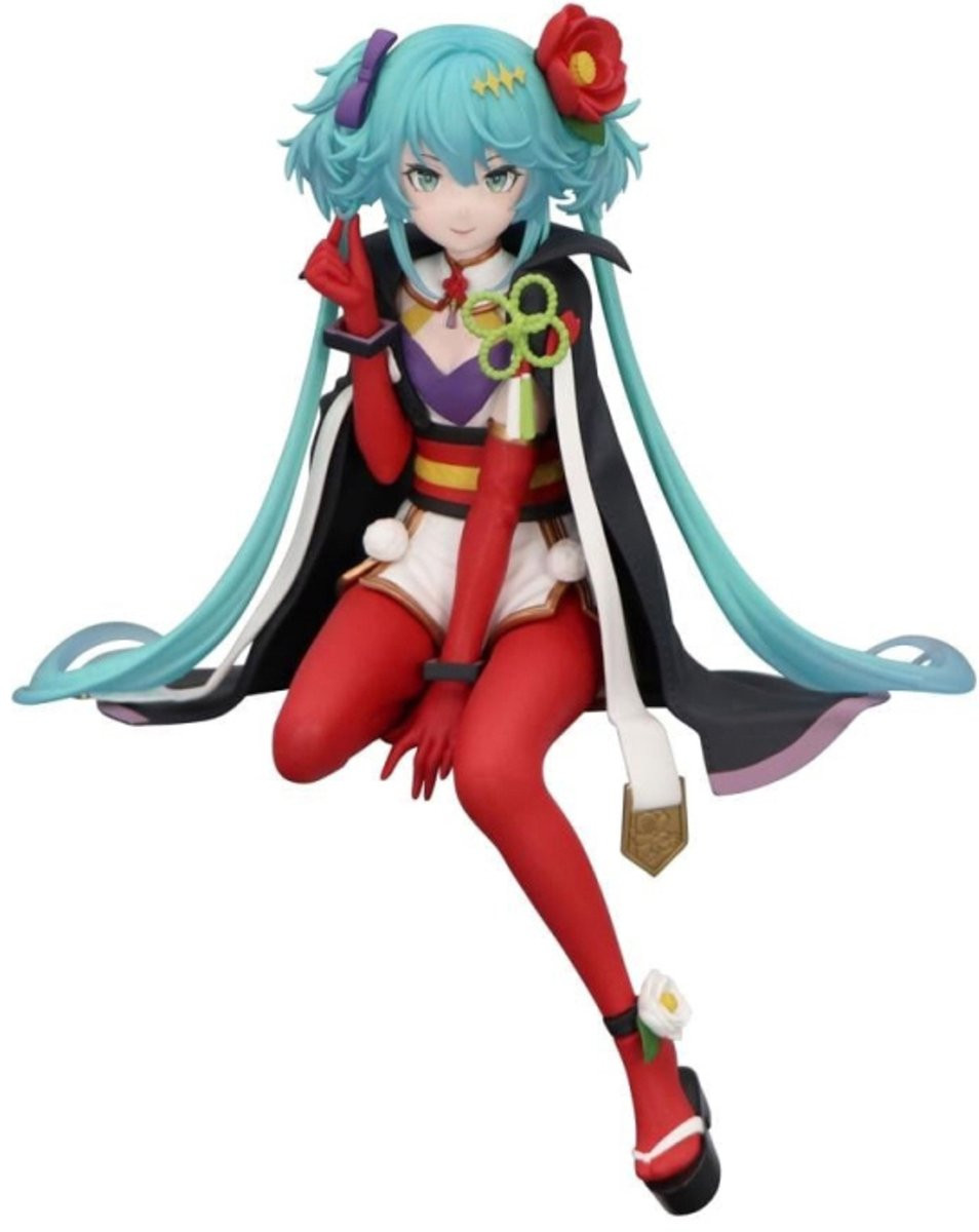 Furyu Hatsune Miku Noodle Stopper PVC Statue Flower Fairy Camellia 15 cm