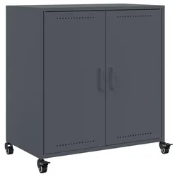 vidaXL Sideboard Anthrazit 68x39x72 cm Stahl