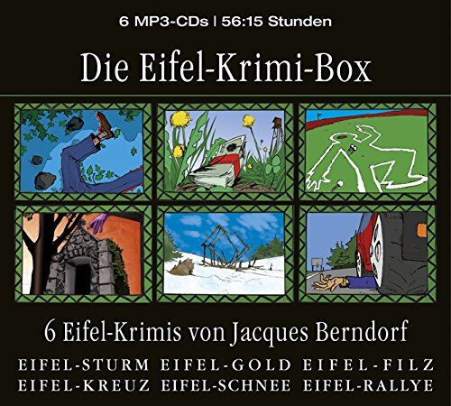 Jacques Berndorf - Die Eifel-Krimi-Box (6 Eifel-Krimis von Jacques Berndorf) - Preis vom 07.10.2026 11:45:10 h