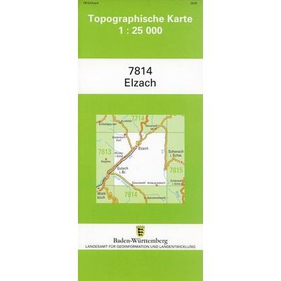 Elzach 1 : 25 000, Karte von , LVA Baden-Württemberg, 978-3-86398-185-3