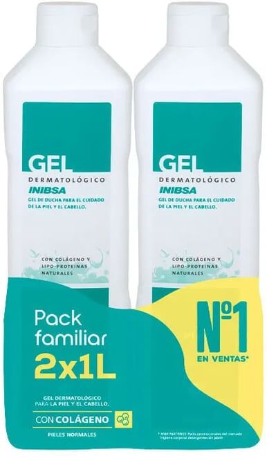 Inibsa Gel Dermatológico Duplo 2 Unds 1000 ml
