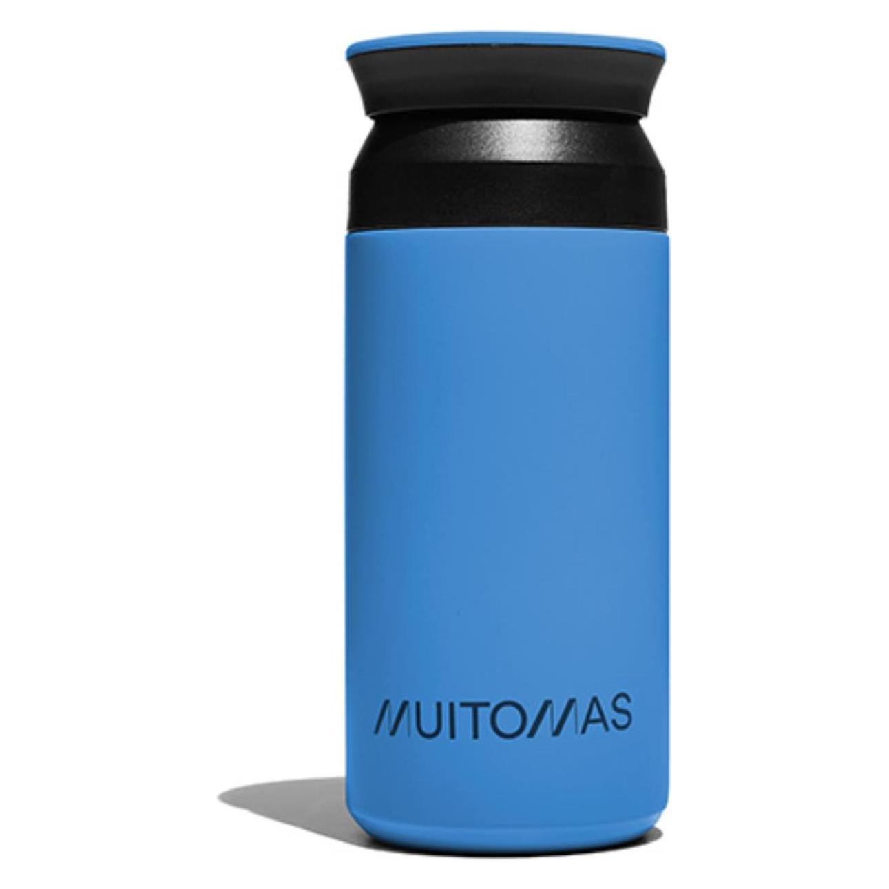 Muitomas Wasserflasche, 350 ml, Blau (0.35 l) (WBOTTLE350BL)