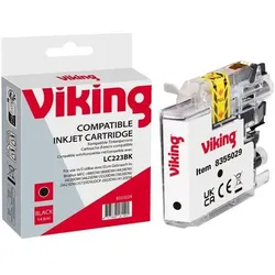 Viking LC223BK Kompatibel Brother Tintenpatrone Schwarz