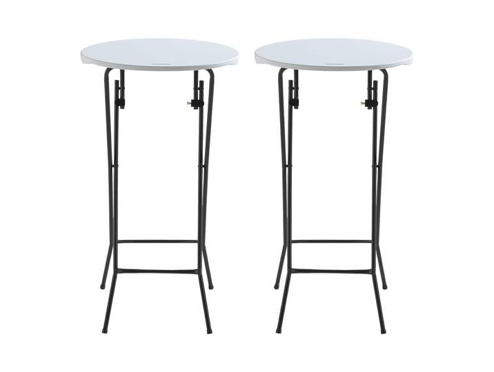 Klappbarer Stehtisch 60x110 cm 2er-Set