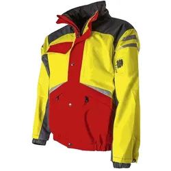 Arbeitsjacken Forst Comfort Winter rot/schwarz/gelb/grau - 50290030-XXXL - rot/schwarz/gelb/grau