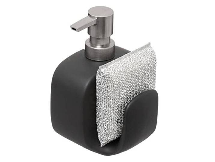 5five - zeepdispenser met spons 400 ml zwart