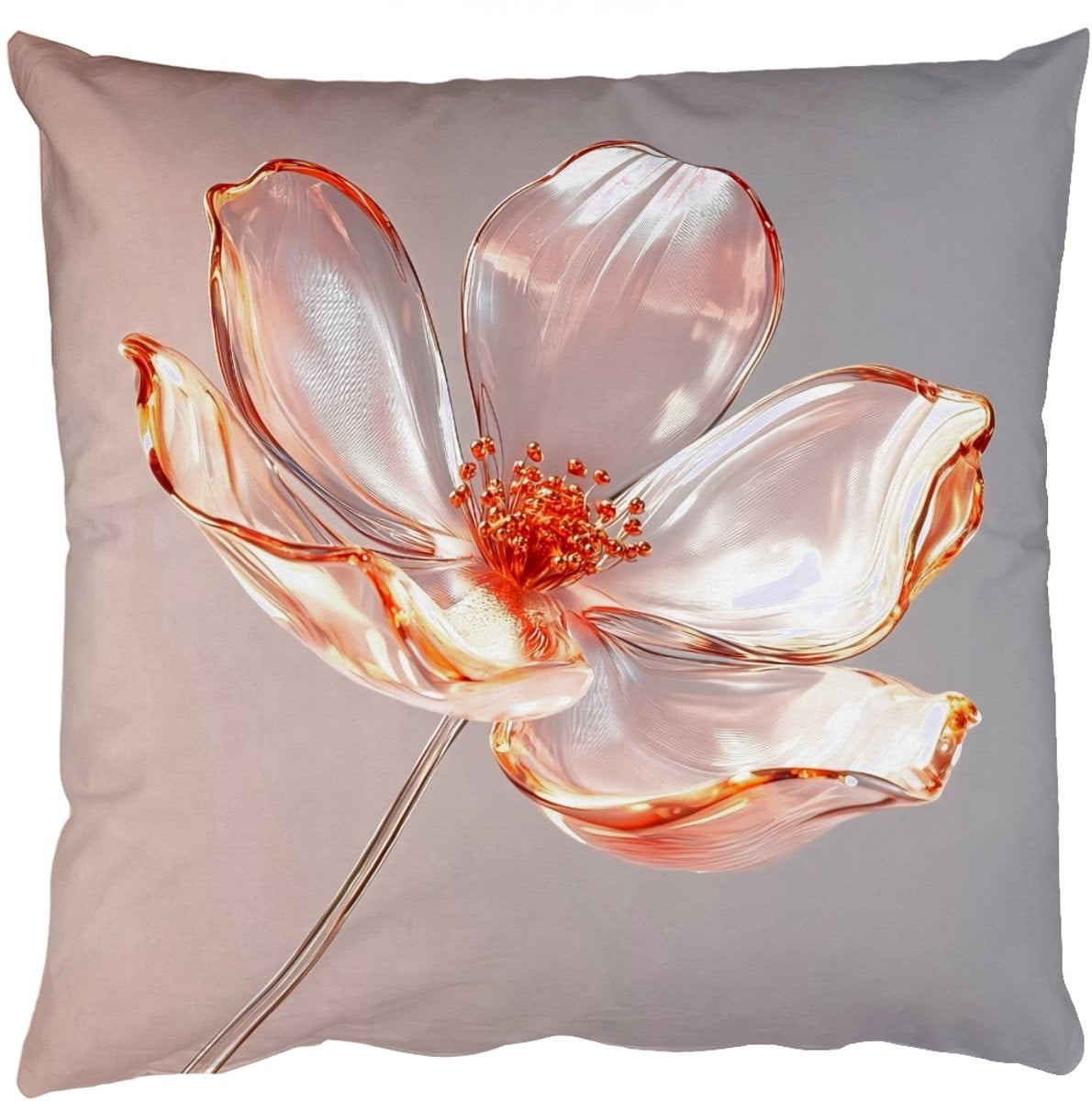 PillowMonkey Sierkussen Bloem Roze 45 x 45 cm