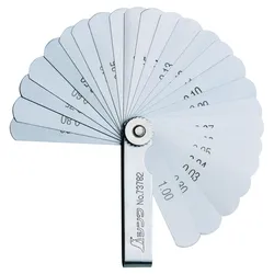 Shinwa 73782 Fühlerlehre 65 mm mit 25 Fühlern