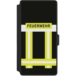 Nivocase Klapphülle für Samsung Galaxy S22 Ultra Handyhülle aus Kunst Leder NIVOflip schwarz Beruf (Samsung Galaxy S22 Ultra), Smartphone Hülle, Schwarz
