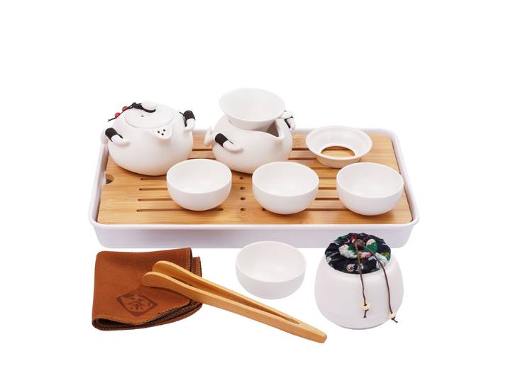 Teeset Kung Fu mit Reisetasche 12-teilig