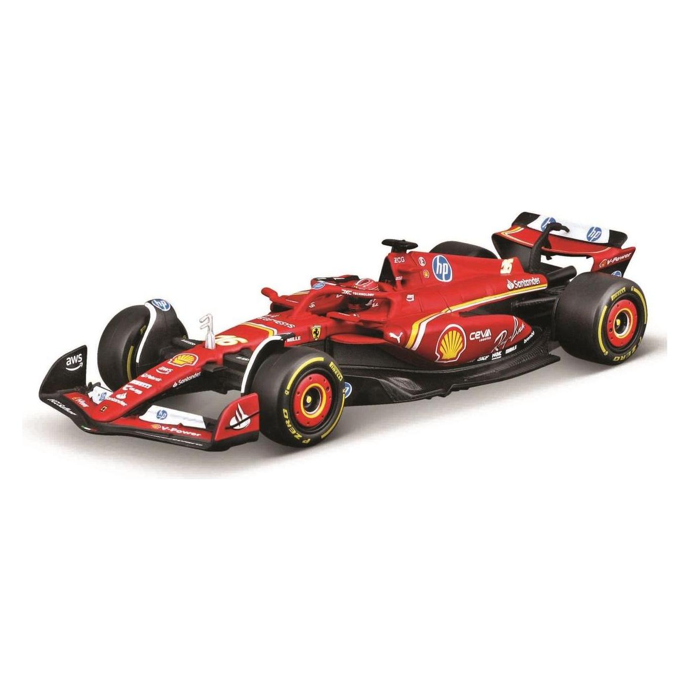 Bburago Ferrari F1 SF-24 1/43 Leclerc 2024 (1836843-16)