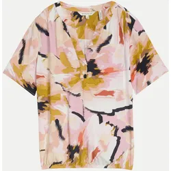 Bluse mit Floral Muster Mehrfarbig 40